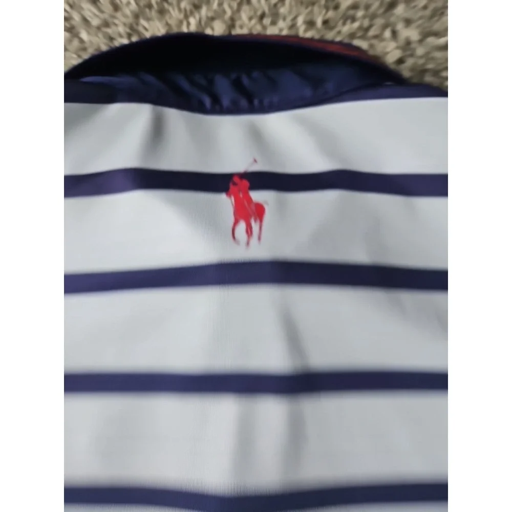 Polo Golf Ralph Lauren Shirt Men's L Ryder Cup Patch 2016 PGA Hazeltine Tailored
